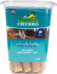 Himalayan Pet Supply Cheese Churro Dental Dog Treats, 16-oz tub