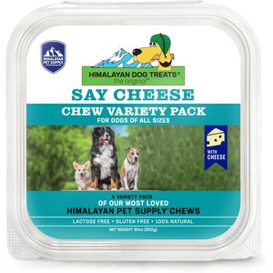 Himalayan Pet Supply Say Cheese Variety Pack Dog Treats, 32-oz tub