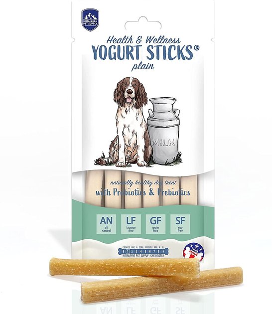HIMALAYAN PET SUPPLY Yogurt Sticks Yogurt Flavor Dog Treats, 6 count