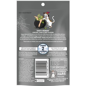 Temptations MixUps Tasty Human, Chicken, Liver & Beef Flavors Soft & Crunchy Cat Treats, 3-oz bag