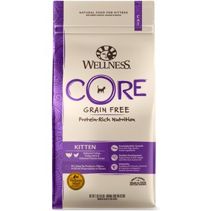 Wellness CORE Grain-Free Kitten Formula Natural Dry Cat Food, 2-lb bag
