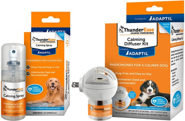 ThunderEase Pheromone Calming Spray + Diffuser for Dogs slide 1 of 9