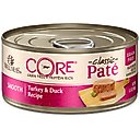 Wellness CORE Natural Grain-Free Turkey & Duck Pate Canned Cat Food, 5.5-oz, case of 24