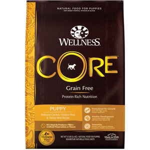Wellness CORE Grain-Free Puppy Chicken & Turkey Recipe Dry Dog Food, 12-lb bag