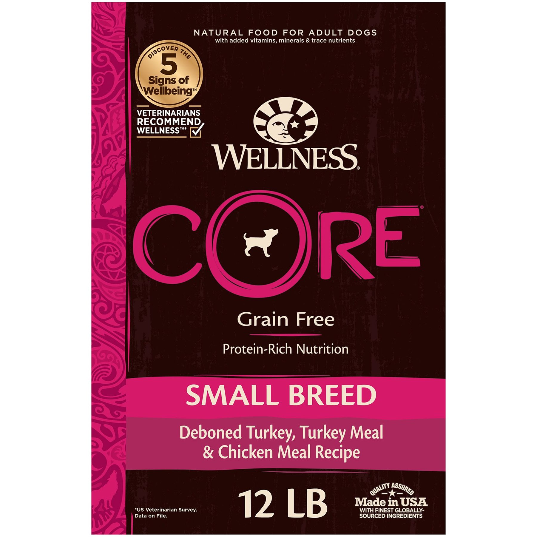 Wellness core small breed hot sale ingredients