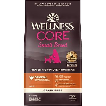 Wellness CORE Grain-Free Small Breed Dry Dog Food - Best for weight management