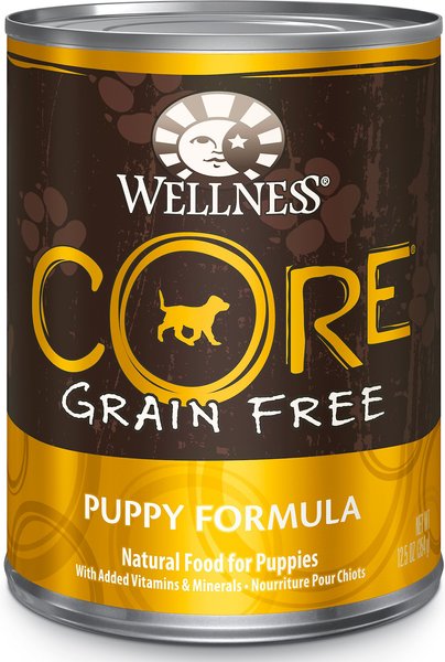 WELLNESS CORE Grain Free Puppy Formula Canned Dog Food 12.5 oz