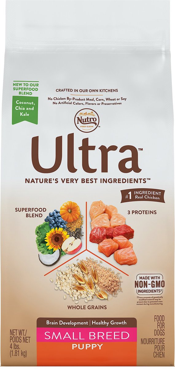 Nutro ultra puppy food small outlet breed