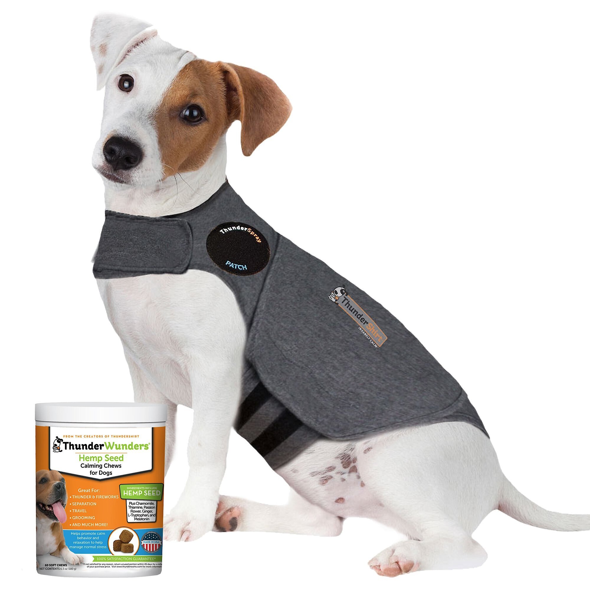 How does one determine what size doggie Thundershirt to buy?