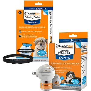 ThunderEase Calming Collar + Diffuser for Dogs, Large, up to 24-in neck
