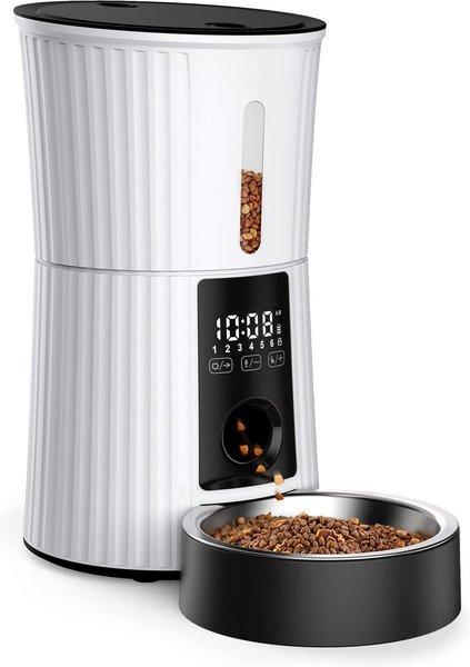 PATPET Timed Automatic Smart Feeder for Dog & Cat Food Dispenser with 10s Voice Recorder, 4-L slide 1 of 11