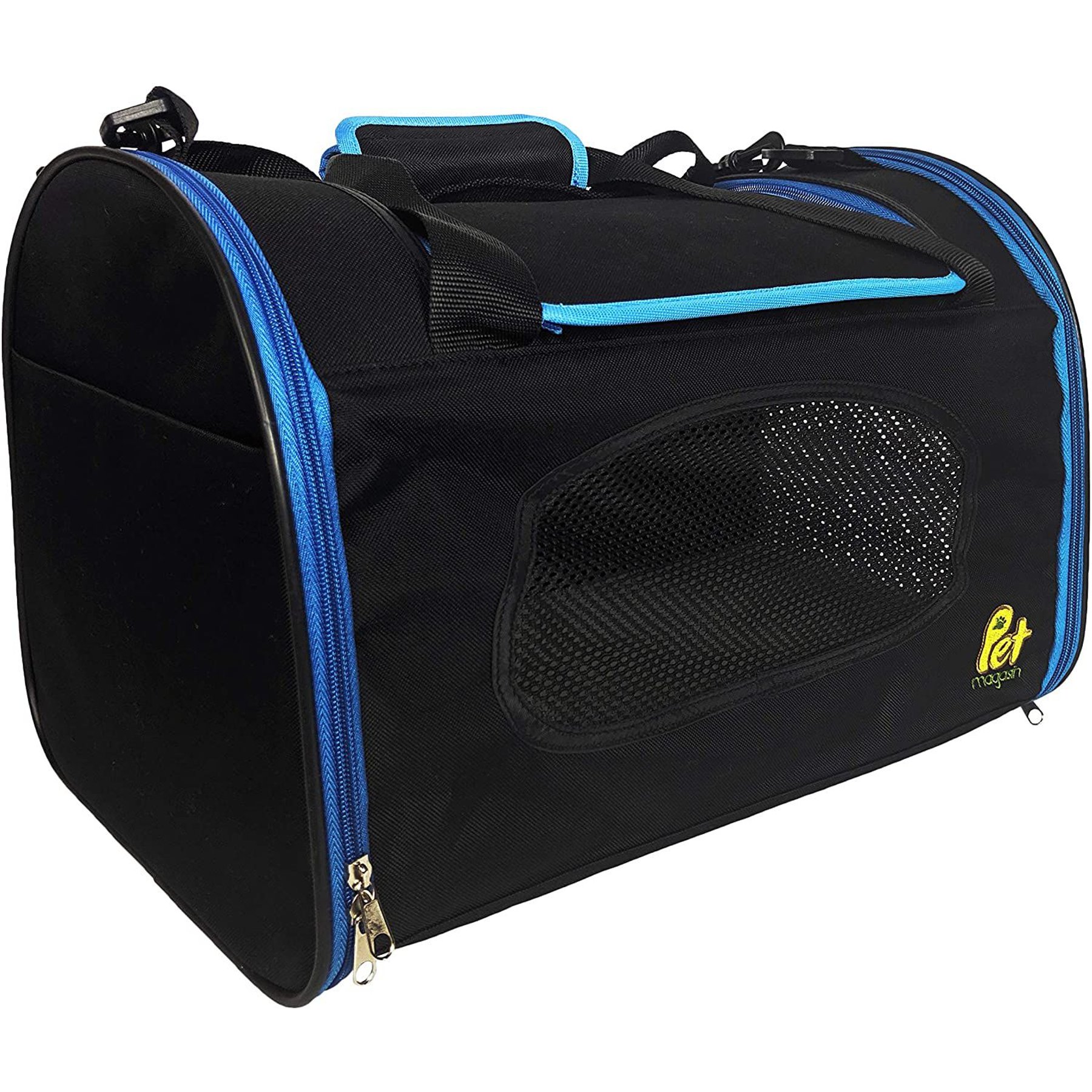 Expandable Foldable Soft-Sided Dog Carrier Travel Pet Bag with 3 Open Doors  - China Pet Backpack and Pet Carrier price