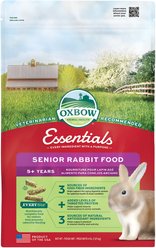 Oxbow Animal Healthy Essentials Natural Pellets Senior Rabbit Food, 4-lb bag