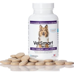 VetSmart Formulas Early Stage Chewable Tablet Joint Supplement for Dogs, 60 count