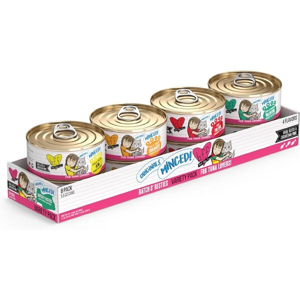 BFF Batch 'O Besties Variety Pack Canned Cat Food, 5.5oz, case of 8