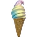 fouFIT Rainbow Swirl Ice Cream Chew Dog Toy