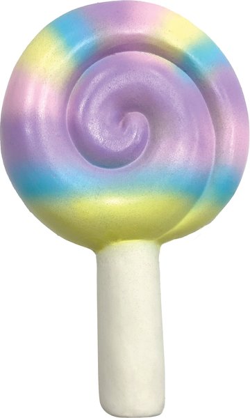 fouFIT Rainbow Swirl Lollipop Chew Dog Toy slide 1 of 2