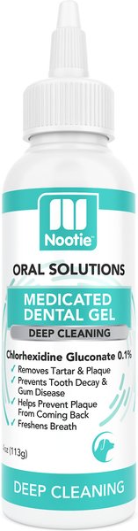 Nootie Oral Solutions Medicated Dog Dental Gel, 4-oz bottle slide 1 of 4