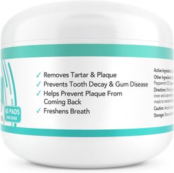 Nootie Oral Solutions Medicated Dog Dental Wipes, 60 Count slide 2 of 5