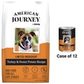 American Journey Turkey Recipe Grain-Free Canned Dog Food + Limited Ingredient Turkey & Sweet Potato Recipe Dry Food