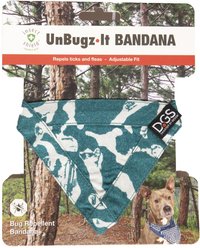Dog Gone Smart Unbugz-It Bug Repellent Dog Bandana, Teal, X-Large