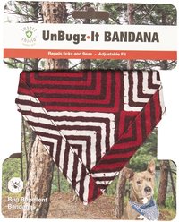 Dog Gone Smart Unbugz-It Bug Repellent Dog Bandana, Red, X-Large