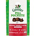 Greenies Pill Pockets Canine Hickory Smoke Flavor Dog Treats, Tablet Size, 30 count
