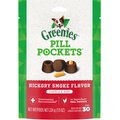 Greenies Pill Pockets Canine Hickory Smoke Flavor Dog Treats, Capsule Size, 30 count