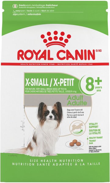 Royal Canin Size Health Nutrition X-Small Adult 8+ Dry Dog Food, 2.5-lb bag slide 1 of 10