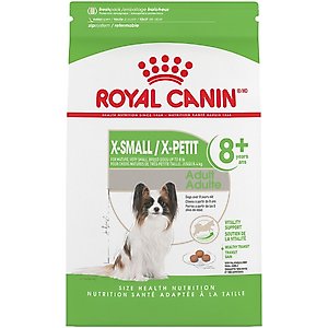 Royal Canin Size Health Nutrition X-Small Adult 8+ Dry Dog Food, 2.5-lb bag