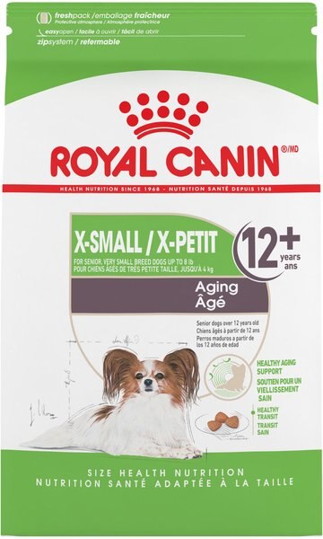 Royal Canin Size Health Nutrition X-Small Aging 12+ Dry Dog Food, 2.5-lb bag slide 1 of 9