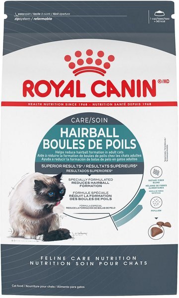 Royal Canin Feline Care Nutrition Hairball Care Dry Cat Food, 6-lb bag slide 1 of 7