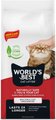 World's Best Multi-Cat Unscented Clumping Corn Cat Litter, 28-lb bag