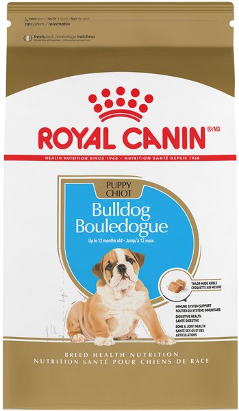 Royal Canin Breed Health Nutrition Bulldog Puppy Dry Dog Food, 30-lb bag slide 1 of 8