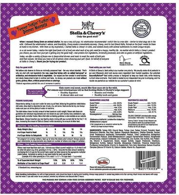Show full view: Stella & Chewy's Tummy Ticklin' Turkey Dinner Morsels Freeze-Dried Raw Cat Food, 12-oz bag slide 3 of 11