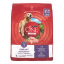 Purina ONE SmartBlend Vibrant Maturity 7+ Chicken Formula Adult Premium Dry Dog Food, 31.1-lb bag