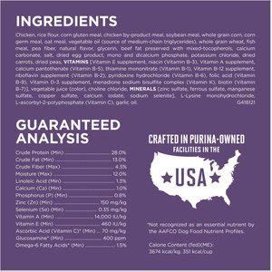 Purina ONE SmartBlend Vibrant Maturity 7+ Formula Adult Premium Dry Dog Food, 31.1-lb bag