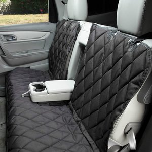 4Knines Rear Fitted Split Dog Seat Cover, Black, X-Large