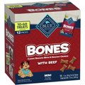 Blue Buffalo To-Go Bones with Beef Mini Dog Treats, 12 count
