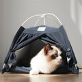 Lovely Caves Dog & Cat Tent, Navy Blue, Medium
