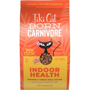 Tiki Cat Essentials Grain-Free Chicken & Turkey Meal Recipe Dry Cat Food, 6-lb bag