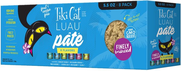 tiki cat pate variety pack wet cat food