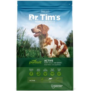 Dr. Tim's Active Dog Pursuit Formula Dry Dog Food, 5-lb bag
