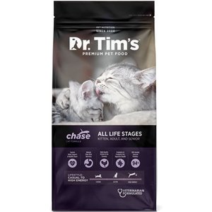 Dr. Tim's Chase All Life Stages Formula Dry Cat Food, 5-lb bag