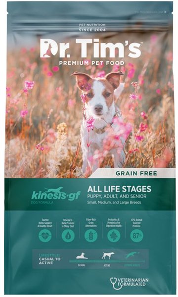 Dr. Tim's Grain-Free Kinesis Formula Dry Dog Food, 30-lb bag slide 1 of 6