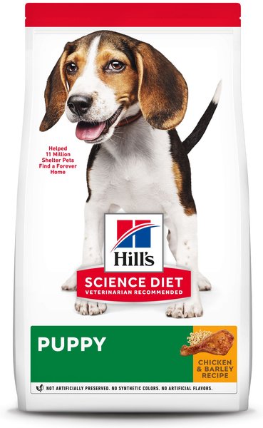 Hill's Science Diet Puppy Chicken Meal & Barley Recipe Dry Dog Food, 30-lb bag slide 1 of 10