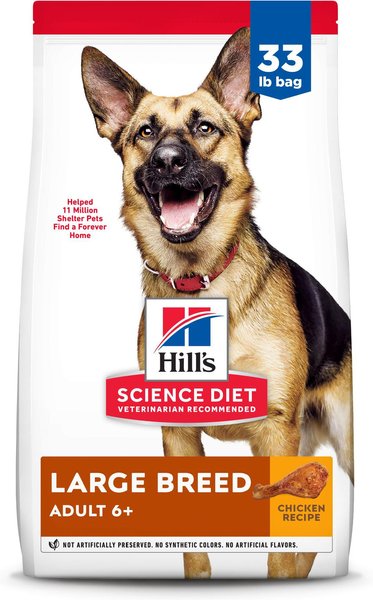 Hill's Science Diet Senior Adult 6+ Large Breed Chicken Meal, Barley & Rice Dry Dog Food