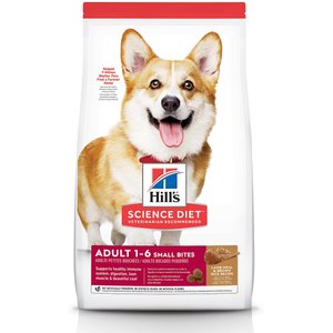Hill's Science Diet Adult Small Bites Lamb Meal & Brown Rice Recipe Dry Dog Food, 15.5-lb bag
