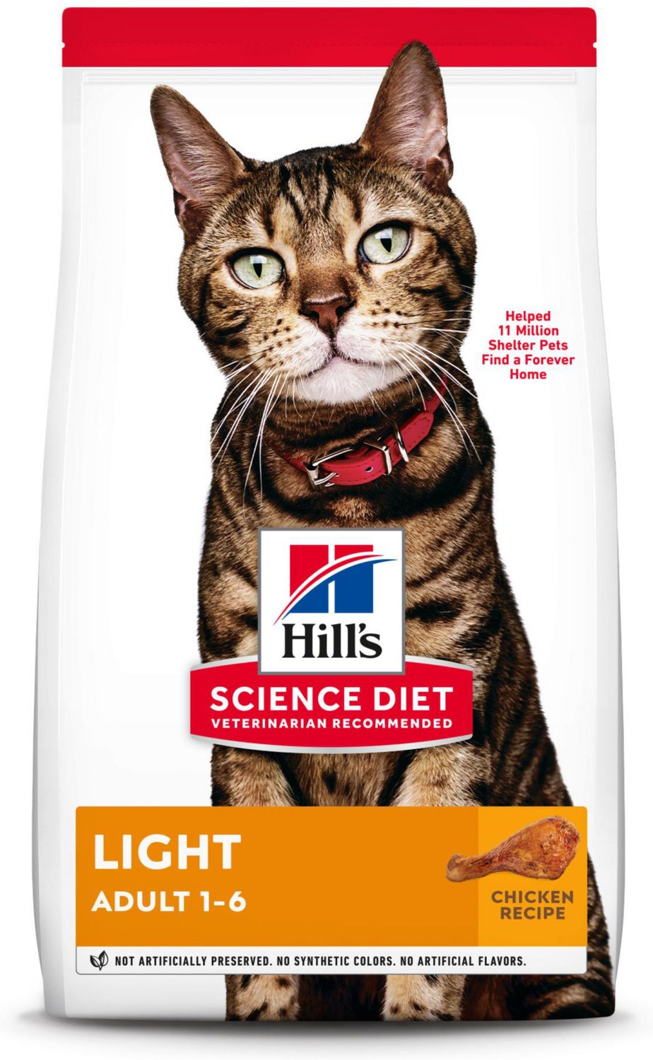 billedtekst strejke utilsigtet hændelse HILL'S SCIENCE DIET Adult Light Chicken Recipe Dry Cat Food, 7-lb bag -  Chewy.com