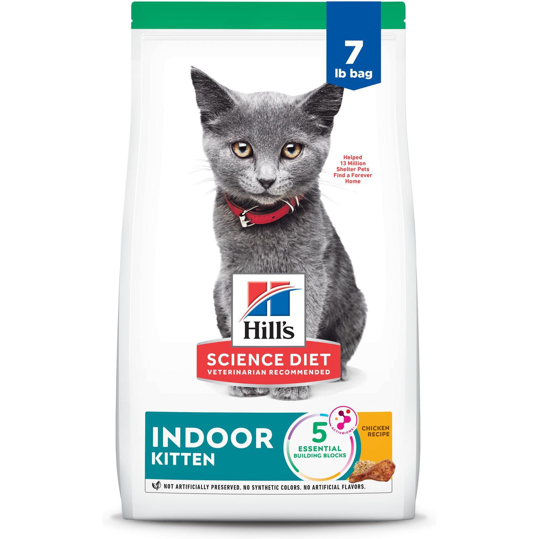 HILL S SCIENCE DIET Indoor Kitten Dry Cat Food 7 lb bag Chewy